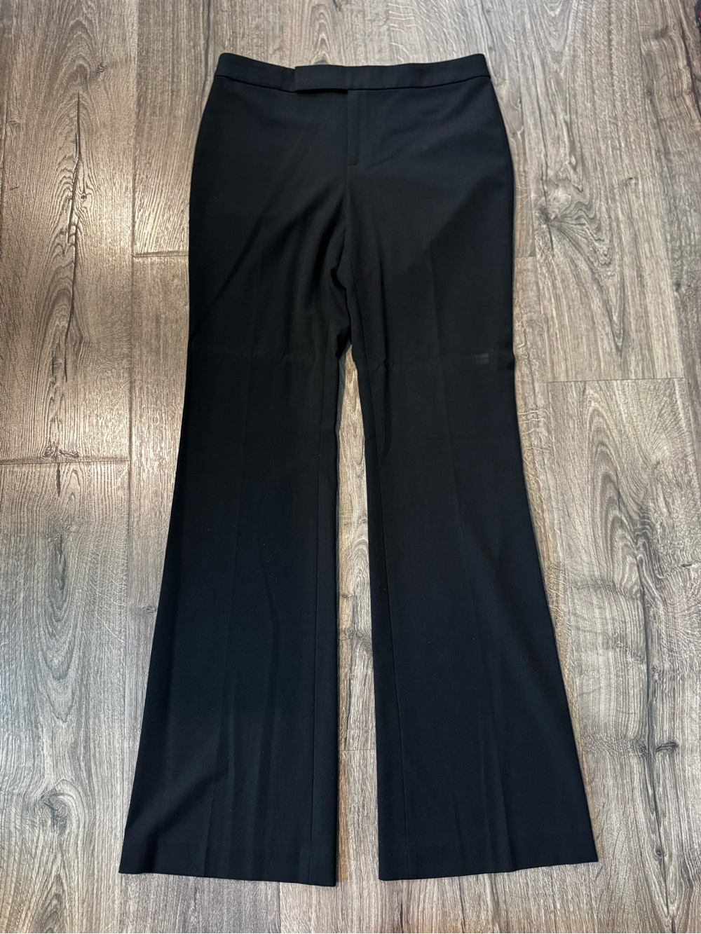 Lauren Ralph Lauren Black wide leg flare Dress Pants size 4 women
